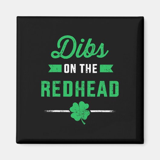 Grappige claim op de roodharige voor St. Patrick's Magneet (Voorkant)