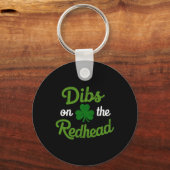 Grappige claim op de roodharige voor St. Patrick's Sleutelhanger (Voorkant)