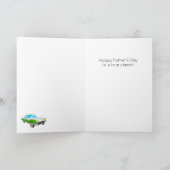 Grappige Classic Car Pun Vaderdag Kaart (Binnen)