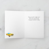 Grappige Classic Car Pun Vaderdag Kaart (Binnen)