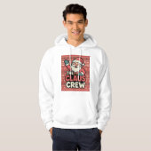 grappige claus the crew hoodie (Voorkant volledig)