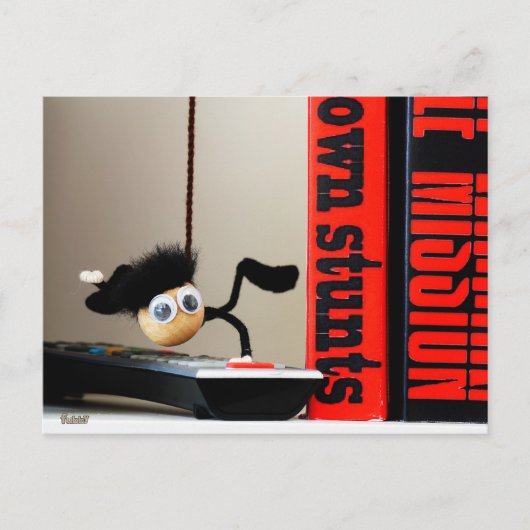 Grappige close up van 'Mission Impossible' Fubby Briefkaart (Voorkant)