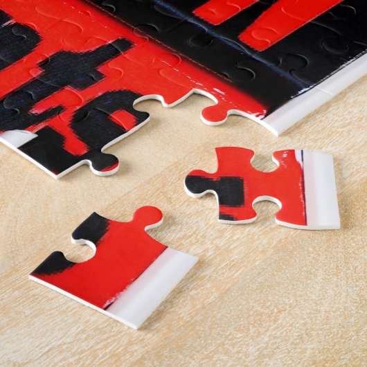 Grappige close up van 'Mission Impossible' Fubby Legpuzzel (Zijkant)