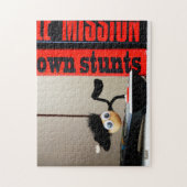 Grappige close up van 'Mission Impossible' Fubby Legpuzzel (Verticaal)