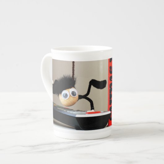 Grappige close up van 'Mission Impossible' Fubby Porselein Kop (Links)