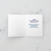 Grappige clown die zich gedraagt als een clown kaart (Binnen)