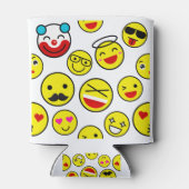 grappige clown emojis blikjeskoeler (Achterkant)