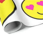 grappige clown emojis cadeaupapier (Rol Hoek)