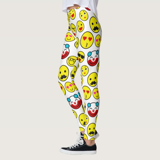 grappige clown emojis leggings (Links)