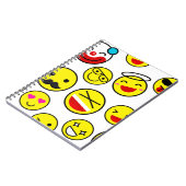 grappige clown emojis notitieboek (Linkerzijde)