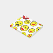 grappige clown emojis post-it® notes (Schuin)