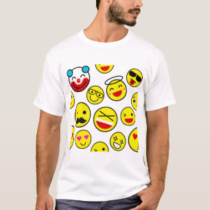 grappige clown emojis t-shirt