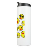 grappige clown emojis thermosbeker (Geroteerd rechts)