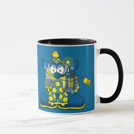 Grappige Clown Koffiemok Mok (Rechts)