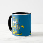 Grappige Clown Koffiemok Mok (Voorkant links)