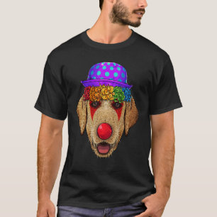 Grappige Clown Labrador Retriever Circus Kermis Co T-shirt