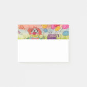 Grappige clown met ballonnen post-it® notes (Voorkant)