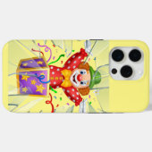 Grappige clown onder het gebroken glas Case-Mate iPhone case (Achterkant (horizontaal))