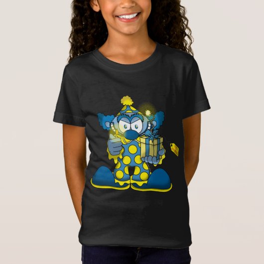 Grappige Clown T-Shirt (Voorkant)