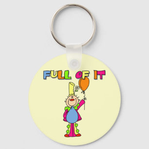 Grappige Clown T-shirts en Cadeaus Sleutelhanger