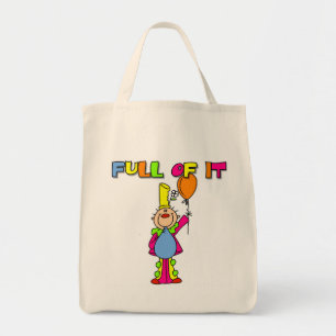 Grappige Clown T-shirts en Cadeaus Tote Bag