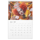 Grappige Clowns & Kleurrijke Glimlachen Kalender (Mar 2027)