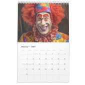 Grappige Clowns & Kleurrijke Glimlachen Kalender (Feb 2027)