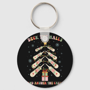 Grappige Cna Verpleegster Kerst Medisch Xmas Bomen Sleutelhanger