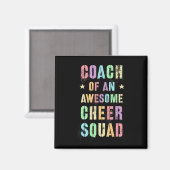 Grappige Coach Van Een Geweldige Cheer Squad Train Magneet (Voorkant / Achterkant)