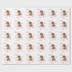 Grappige Cockapoo Anatomie - Unieke Valentijnsdag Cadeaupapier