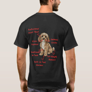Grappige Cockapoo Anatomie - Unieke Valentijnsdag T-shirt