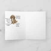 Grappige Cockapoo Anatomie Wenskaart Kaart (Binnen)