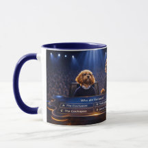Grappige Cockapoo cadeau mok | Wie heeft de sok op