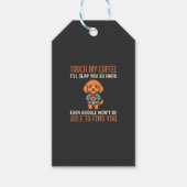 Grappige Cockapoo Coffeeliefhebber Cadeaulabel (Voorkant)
