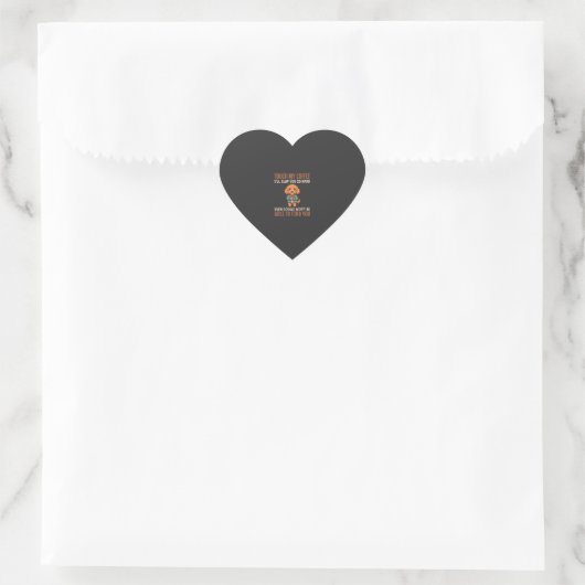 Grappige Cockapoo Coffeeliefhebber Hart Sticker (Tas)