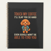 Grappige Cockapoo Coffeeliefhebber Planner (Voorkant)