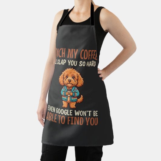 Grappige Cockapoo Coffie Liefhebber Schort (Insitu)