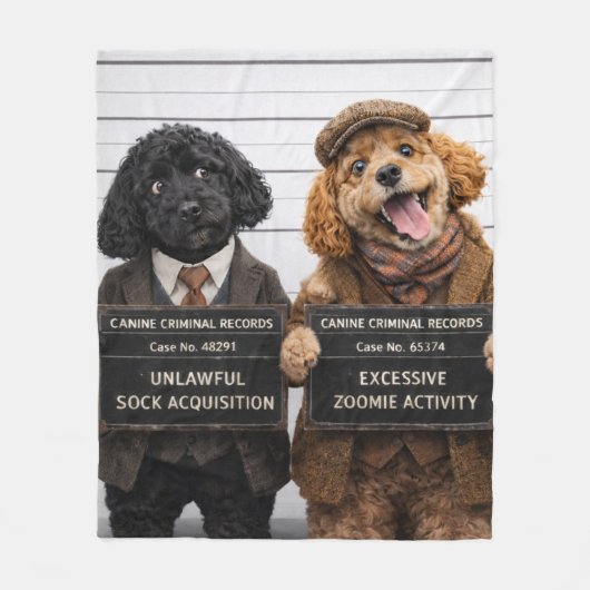 Grappige Cockapoo Dekbed | Cadeau voor Hondenbezit Fleece Deken (Voorkant)