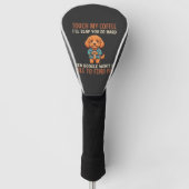 Grappige Cockapoo koffieliefhebber Golfheadcover (Voorkant)