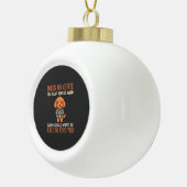 Grappige Cockapoo Koffieliefhebber Keramische Bal Ornament (Rechts)