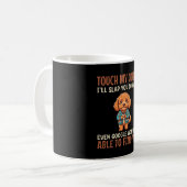 Grappige Cockapoo koffieliefhebber Koffiemok (Voorkant links)