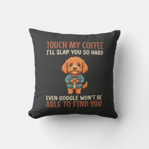 Grappige Cockapoo Koffieliefhebber Kussen