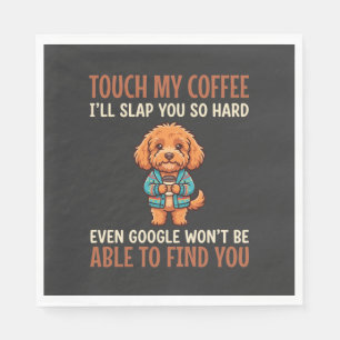 Grappige Cockapoo koffieliefhebber Servet