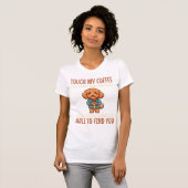 Grappige Cockapoo Koffieliefhebber T-shirt (Voorkant volledig)