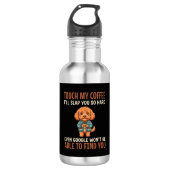 Grappige Cockapoo koffieliefhebber Waterfles (Voorkant)