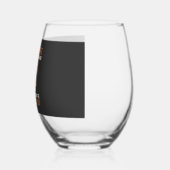 Grappige Cockapoo koffieliefhebber Wijnglas Zonder Voet (Rechts)