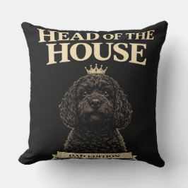 Grappige Cockapoo Vader Cadeau | Hoofd Van Het Hui Kussen