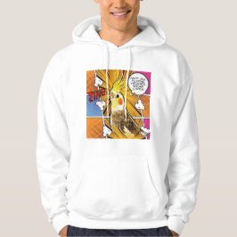 grappige Cockatiel Hoodie