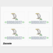 Grappige Cockatiel Rechthoekige Sticker (Vel)