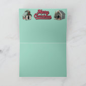 Grappige Cocker Spaniel Kerstmis Kaart (Binnen)